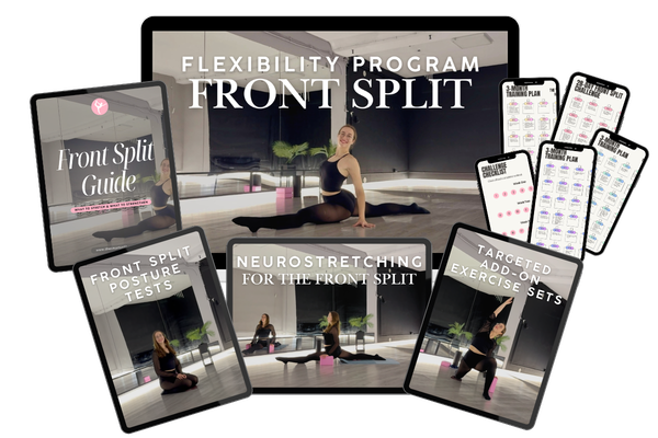 stretching flexibility front split