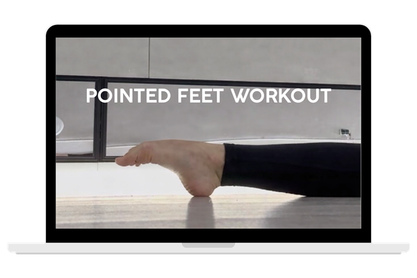point feet